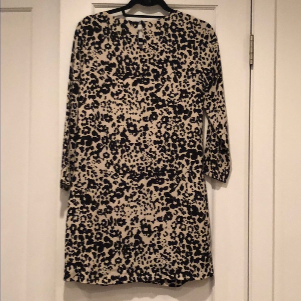 J.Crew animal print dress